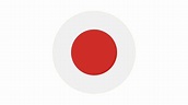 Japan flag circle, vector image and icon 7684563 Vector Art at Vecteezy