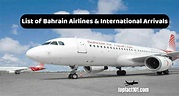 List of Bahrain Airlines & International Arrivals - Top Fact