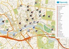 Map of Melbourne tourist: attractions and monuments of Melbourne