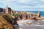 St. Andrews Castle ruins, plus inside one of the world's few remaining ...
