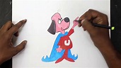 How to draw underdog | dog hero drawing for learning | how to draw a ...