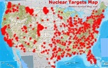 US Nuclear Target Map: Potential Targets and Safe Zones