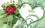 Name on my heart Ella - Greetings Cards for Love for Ella ...