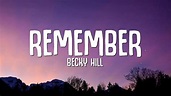 Becky Hill - Remember (Lyrics) Acoustic - YouTube