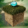 Real Life Minecraft Block with Realistic Grass Assets : blender