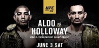 UFC 212: Aldo vs. Holloway Fight Card - MMAWeekly.com | UFC and MMA ...
