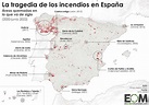 El mapa de los incendios en España - Mapas de El Orden Mundial - EOM