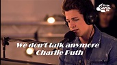 Charlie Puth - We Don't Talk Anymore [Official Lyrics] - YouTube