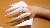 How to make: Origami Claws - YouTube