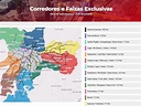 Mapa das faixas e corredores de ônibus de SP