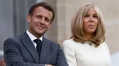 Macron y su esposa Brigitte encabezan la representación francesa en la ...