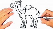 Como dibujar un CAMELLO | Dibujando un Camello o Dromedario - YouTube