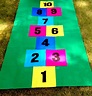 How to Make a DIY Hopscotch Mat - Easy, No-Sew Tutorial