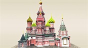 Catedral de San Basilio (Moscú, siglo XVI) - escena en 3D - Educación ...