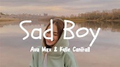 R3HAB & Jonas - Sad Boy (Ava Max & Kylie Cantrall) [Lyric Video] - YouTube