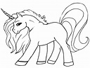 Unicornio – dibujos infantiles para colorear