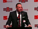 WATCH: Butch Jones Introduced As Arkansas State Head Football Coach