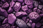 Premium AI Image | Purple pebble stone background or texture
