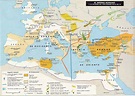 Mapa - La Expansión del Cristianismo en el Siglo IV [The Expansion of ...