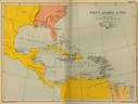 Map of the West Indies 1763