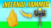 How To Get New Infernal hammer In Roblox Islands! - YouTube