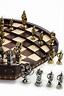 Chess Arena | Handmade Chess Set with Classy Metal Figures | Walnut ...