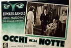 "OCCHI NELLA NOTTE" MOVIE POSTER - "EYES IN THE NIGHT" MOVIE POSTER