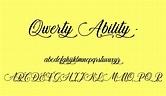 Qwerty Ability free font