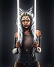 Incredible fan art turning Rosario Dawson as Ahsoka Tano (by Benny ...