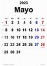 Plantilla Calendario Mayo Y Junio 2023 - Reverasite