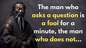 Confucius' Greatest Quotes: Pearls of Wisdom You Need to Know - YouTube