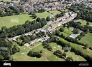 Aerial photograph of Fulneck School, near Pudsey in Leeds Stock Photo ...