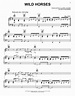 Wild Horses Sheet Music | Alicia Keys | Piano, Vocal & Guitar Chords ...
