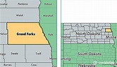 Grand Forks County, North Dakota / Map of Grand Forks County, ND ...