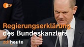 Live: Regierungserklärung von Bundeskanzler Scholz, anschließend ...
