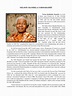 Biography Nelson Mandela | PDF | Nelson Mandela | African National Congress
