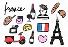 French Symbols | French symbols, France drawing, School book covers