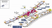 Cdg terminal 2e de la carte - Paris charles de gaulle airport, map ...