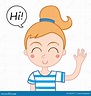 Person Saying Hello Clipart