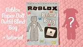 paper diy roblox outfit blind bag | tutorial | asmr | applefrog - YouTube