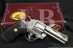 Colt Python Model I3040 Stainless 4″ Mag-Na-Port .357 Magnum Revolver ...