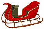 Santa sleigh PNG transparent image download, size: 5000x3396px
