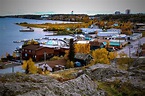 The city of Yellowknife view from Pilots Monuments. | Yellowknife ...