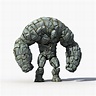 stone golem rigged 3d max | Stone golem, Concept art characters ...