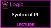 Propositional Logic Syntax and Structure - YouTube