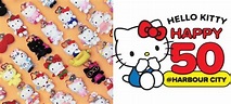 Hello Kitty 50@海港城 1月25日起換領Hello Kitty歷年造型購物袋吊飾 50周年紀念徽章首亮相｜消費情報 ...