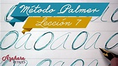 Método Palmer de Caligrafía en Español - Lección 7 - YouTube
