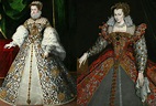 Elizabeth de Austria & Luisa de Lorena-Vaudémont.Reinas de Francia