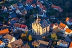 Marsberg aus der Vogelperspektive: Kirchengebäude der Nikolaikirche im ...