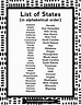 Alphabetical List of the States